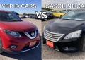 2017 Nissan X-Trail Hybrid and a 2019 Nissan Sylphy.