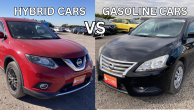 2017 Nissan X-Trail Hybrid and a 2019 Nissan Sylphy.